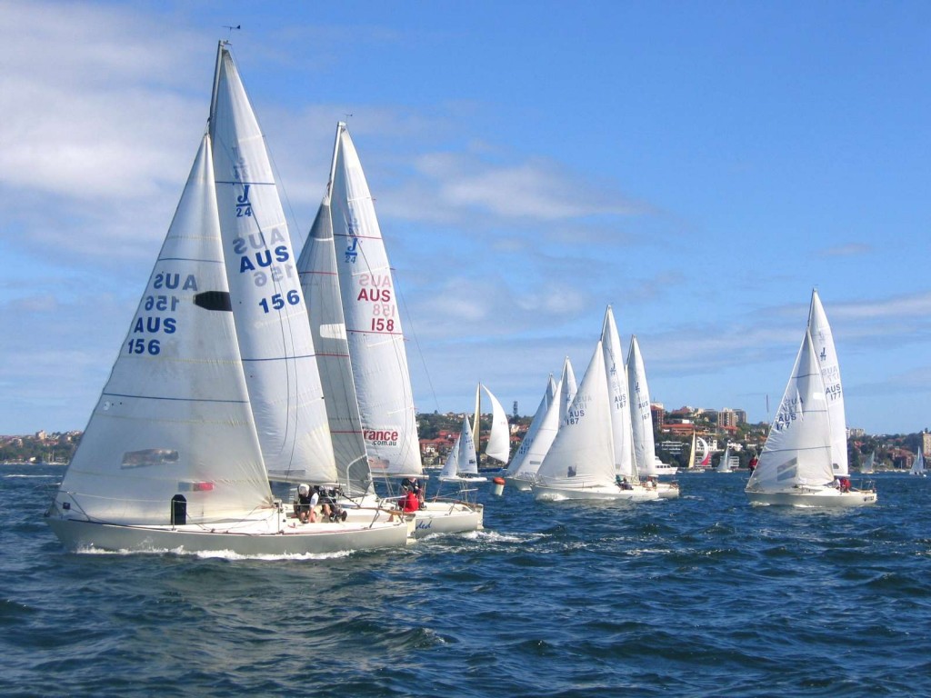 J-24_yacht_racing,_Sydney_Harbour